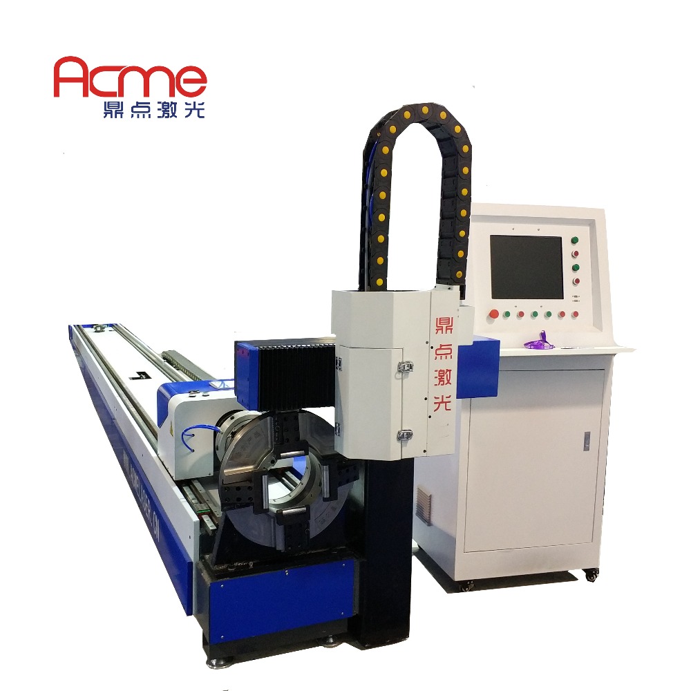 ЦНЦ Метал Тубе Фибер Ласер Цуттинг Мацхине CNC Metal Tube Fiber Laser Cutting Machine